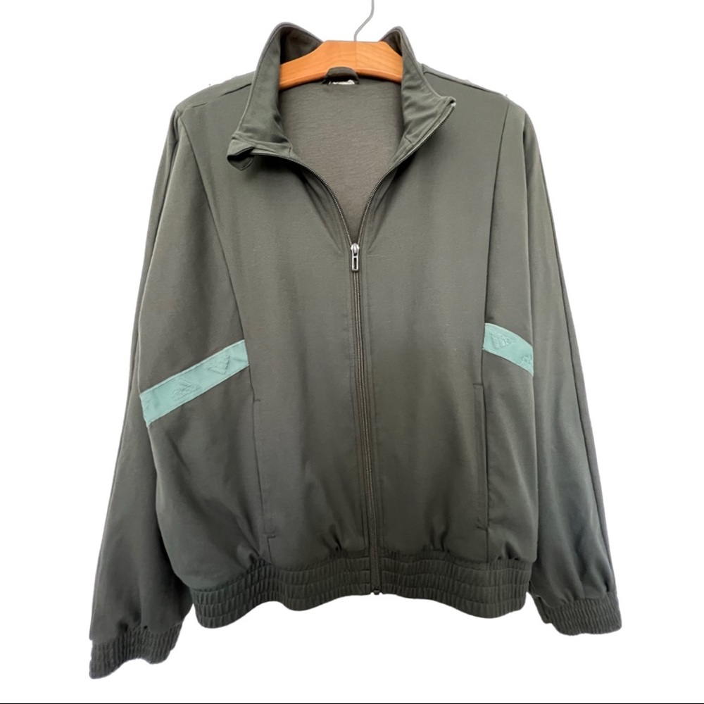 Adidas x Zoe Saldana Green Track Jacket in Womens Large